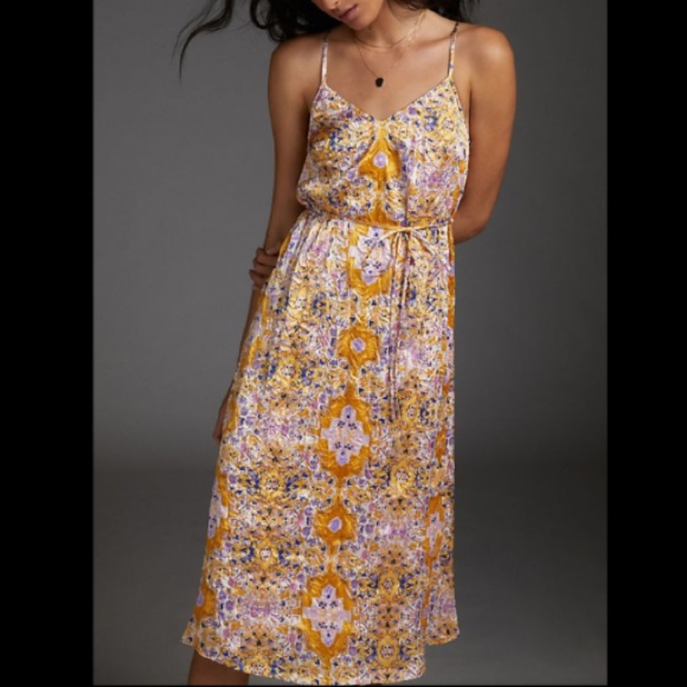 Anthropologie Tanya Midi Dress